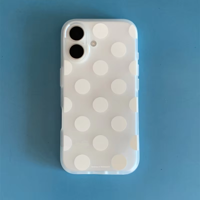 Phone Cases Xr Iphone - Casing Ponsel Berbahan Frosted Polka Dot
