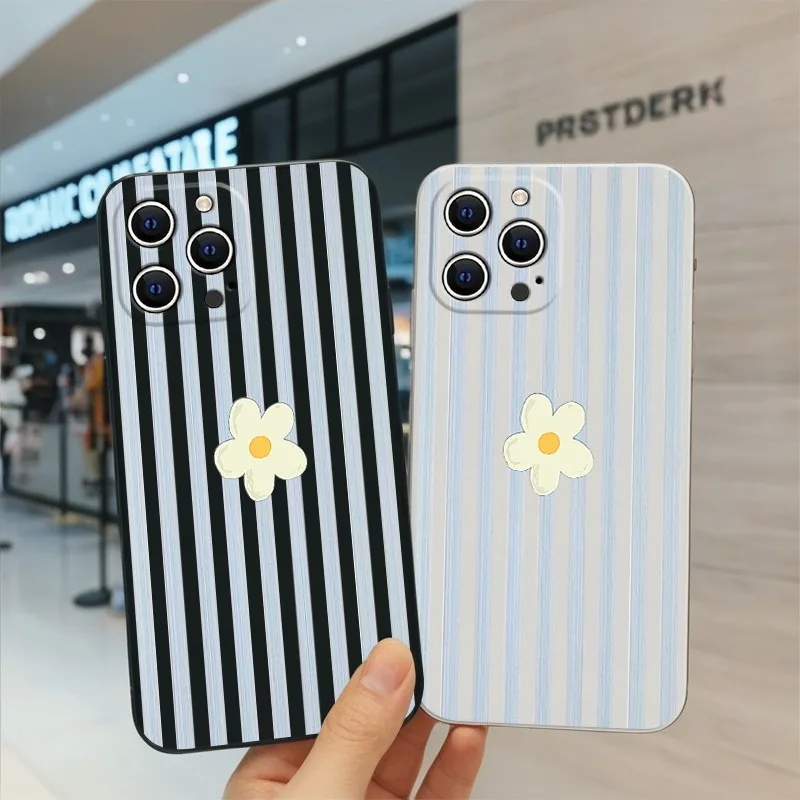 Phone Cases Xr Iphone - Casing Telepon Korea Bermotif Garis dan