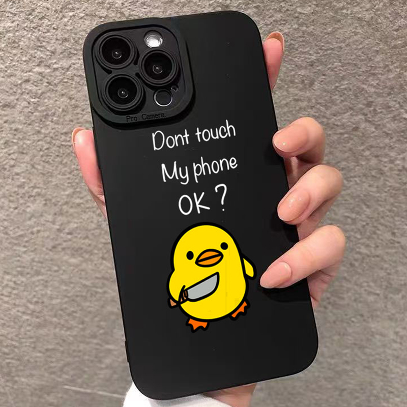 Phone Cases Xr Iphone - Casing Ponsel Silikon Kartun Bebek Minimalis