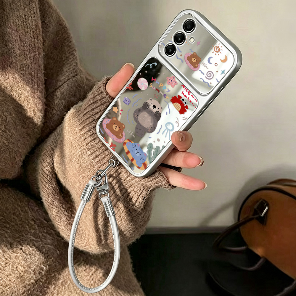 Casing Cermin Berbentuk Beruan - Phone Cases Galaxy A16 5G ulasan dan harga