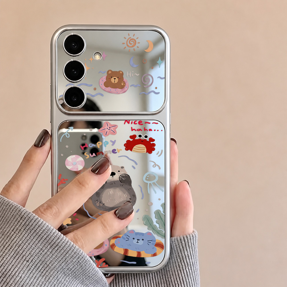 Casing Cermin Berbentuk Beruan - Phone Cases Galaxy A16 5G ulasan dan harga